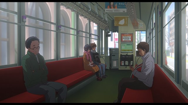 A heartwarming moment on the tram